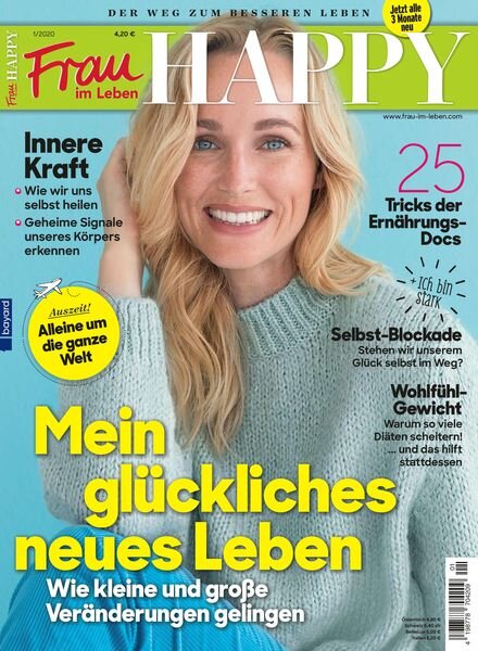 Frau im Leben Happy – Januar 2020 Cover