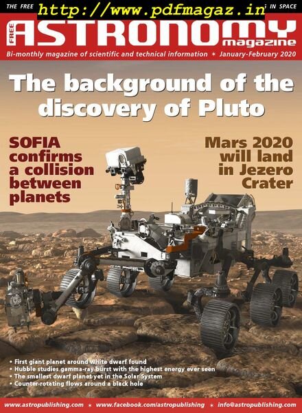 Free Astronomy – January-February 2020 Cover