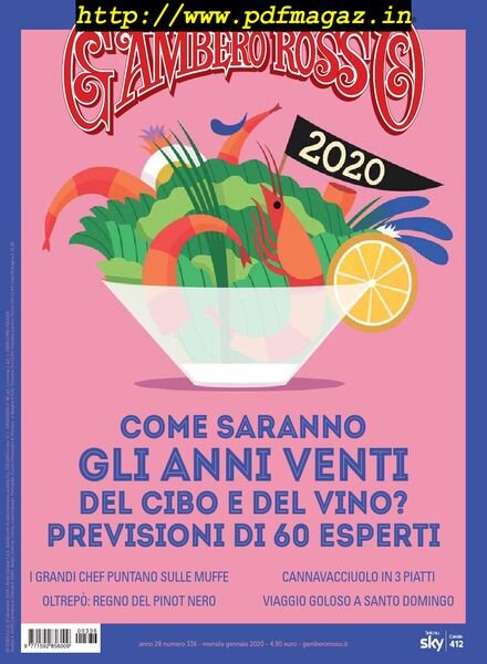 Gambero Rosso Italia – Gennaio 2020 Cover