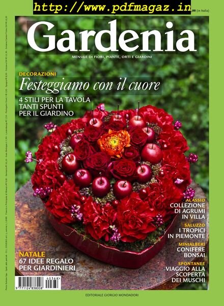 Gardenia – Dicembre 2014 Cover