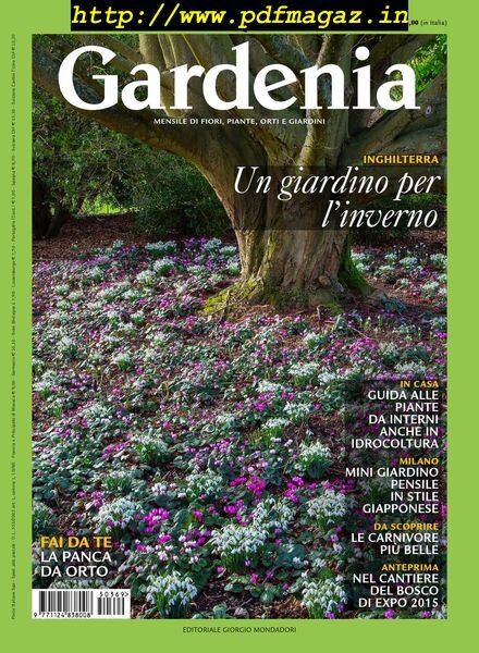 Gardenia – Gennaio 2015 Cover