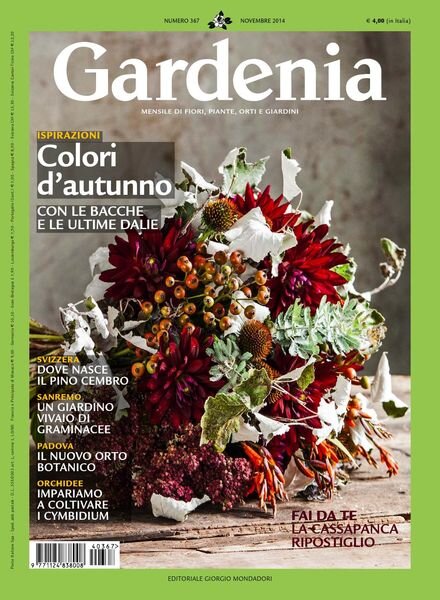Gardenia – Novembre 2014 Cover
