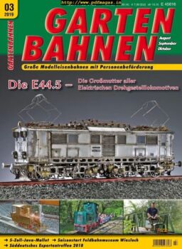 Gartenbahnen – August-Oktober 2019