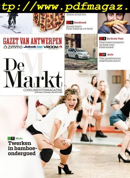 Gazet van Antwerpen De Markt – 04 januari 2020 Cover