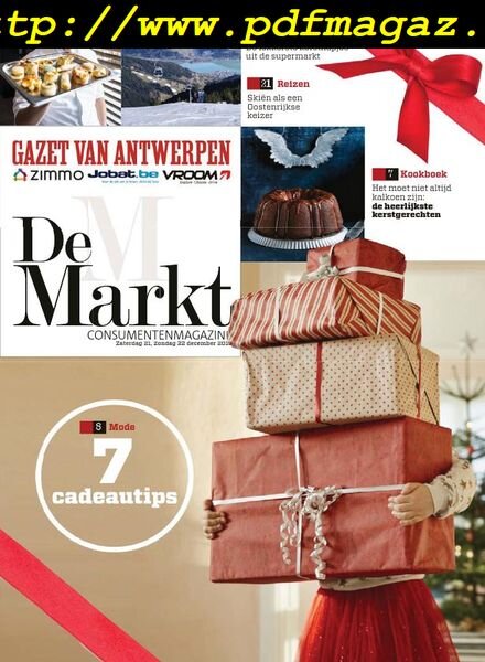 Gazet van Antwerpen De Markt – 21 december 2019 Cover