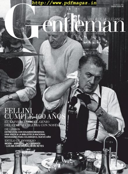 Gentleman Espana – enero 2020 Cover