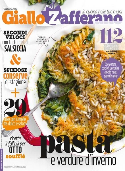 Giallo Zafferano – Febbraio 2020 Cover