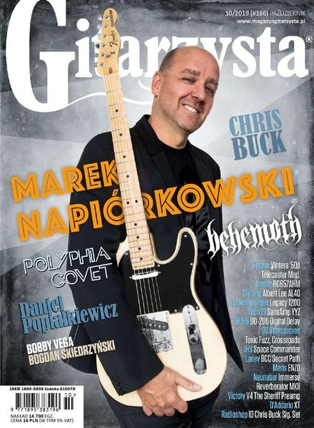 Gitarzysta – Pazdziernik 2019 Cover