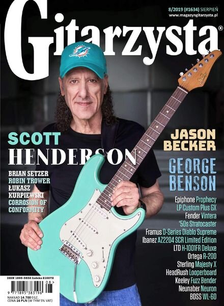 Gitarzysta – Sierpien 2019 Cover