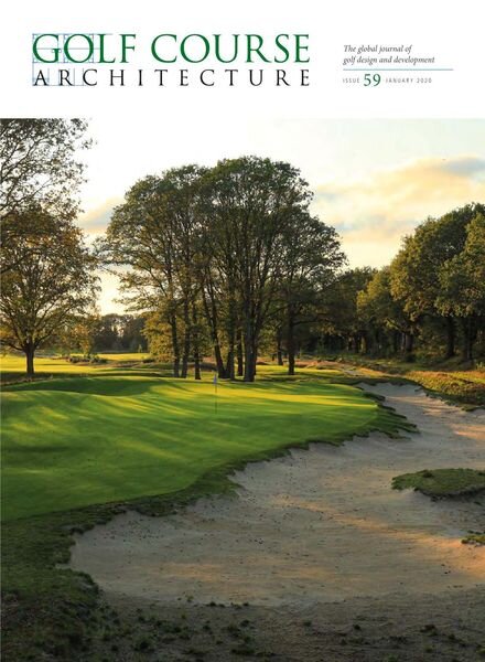 Golf Course Architecture – Issue 59 – January 2020 Cover