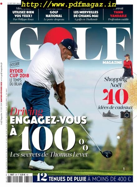 Golf Magazine France – decembre 2019 Cover