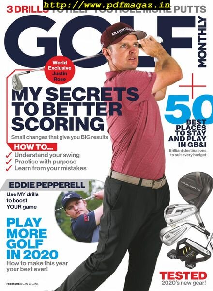 Golf Monthly UK – February 2020 Cover