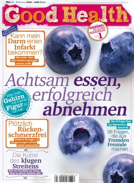 Good Health Germany – Februar 2020 Cover