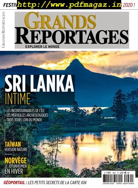 Grands Reportages – fevrier 2020 Cover