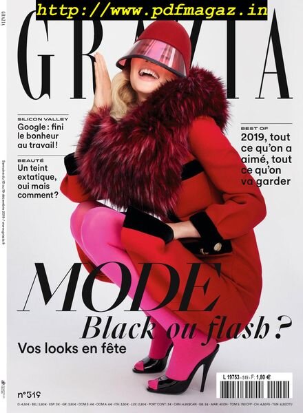 Grazia France – 13 decembre 2019 Cover