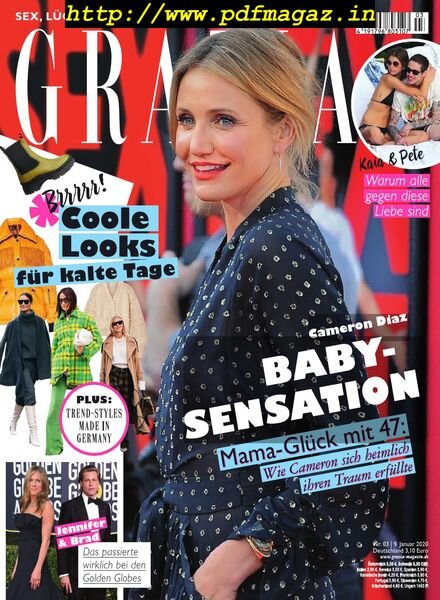 Grazia Germany – 9 Januar 2020 Cover