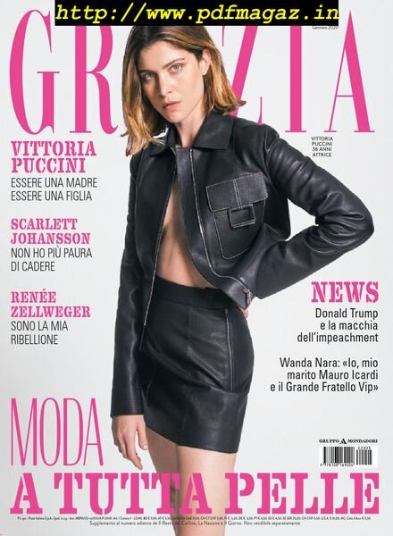 Grazia Italia – 02 gennaio 2020 Cover
