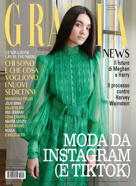 Grazia Italia – 16 gennaio 2020 Cover