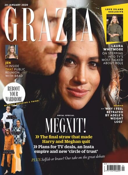 Grazia UK – 20 January 2020 Cover