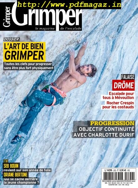 Grimper – decembre 2019 Cover