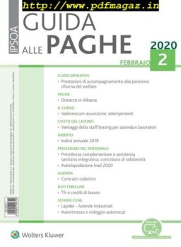 Guida alle paghe – Febbraio 2020