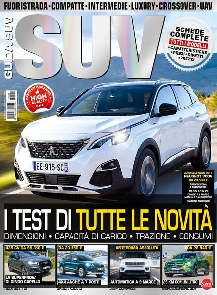 Guida SUV – Giugno-Luglio 2017 Cover
