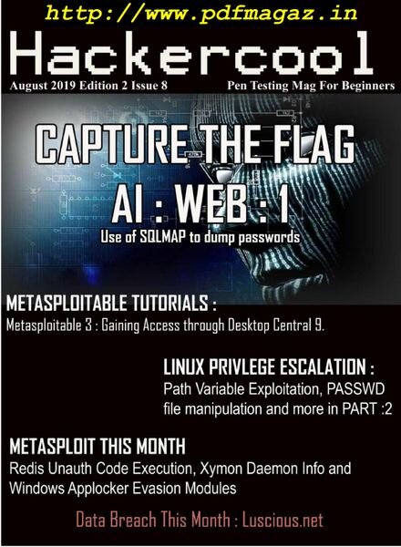 Hackercool – August 2019 Cover