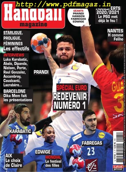Handball Magazine – decembre 2019 Cover