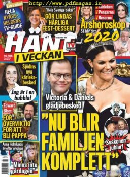 Hant i Veckan – 30 december 2019