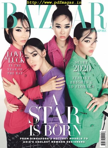 Harper’s Bazaar Singapore – January 2020 Cover