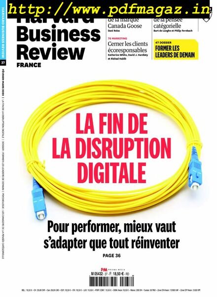 Harvard Business Review France – Fevrier-Mars 2020 Cover