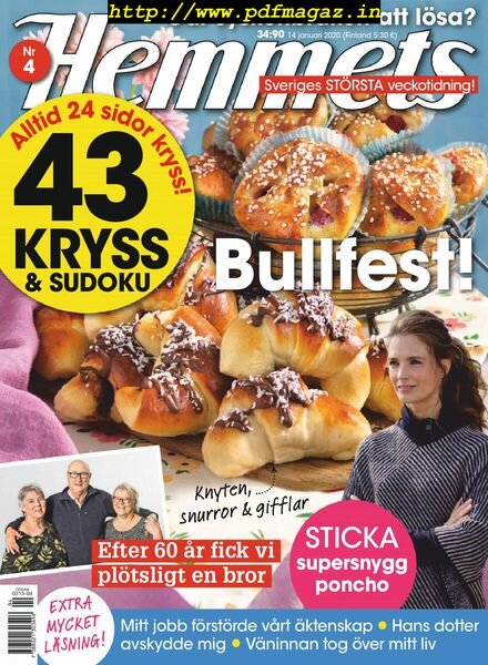 Hemmets Veckotidning – 14 januari 2020 Cover