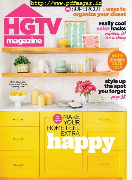 HGTV Magazine – January 2020 Cover