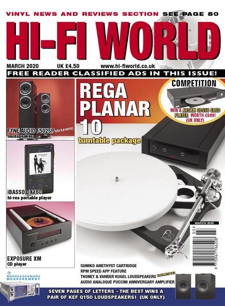 Hi-Fi World – March 2020 Cover