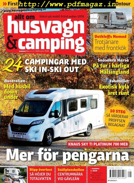 Husvagn & Camping – januari 2020 Cover