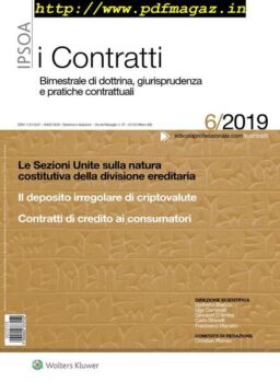 I Contratti – Novembre 2019