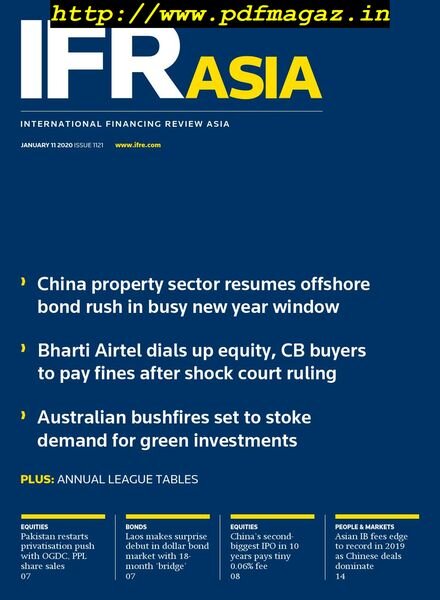 IFR Asia – January 11, 2020 Cover