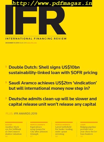 IFR Magazine – December 14, 2019 Cover