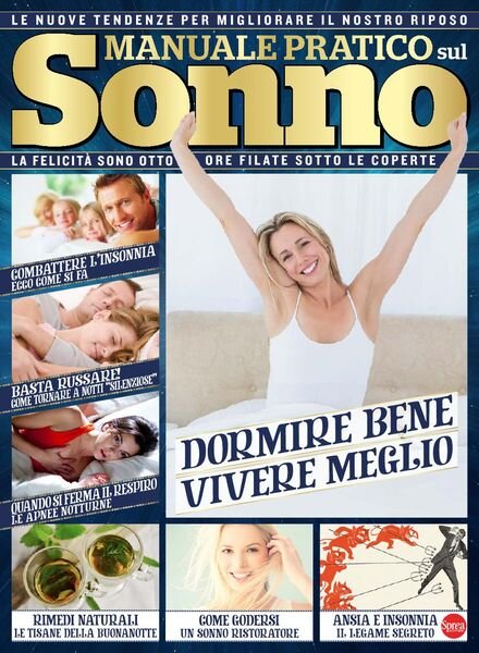 Il Corpo Umano – Manuale Pratico sul Sonno – Gennaio-Febbraio 2018 Cover