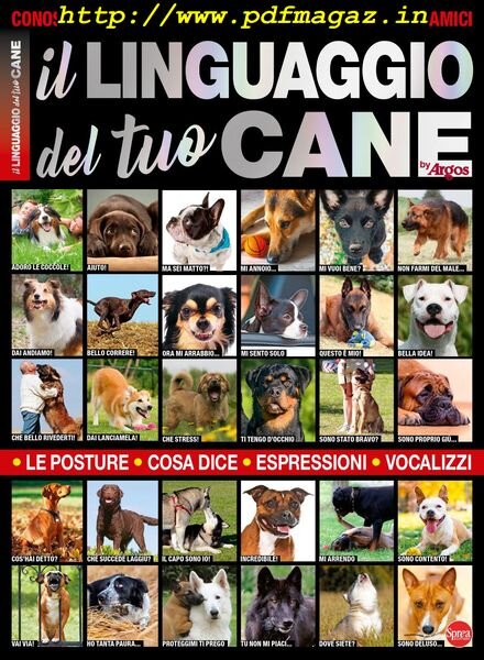 Il Mio Cane Manuale – Il Linguaggio Del Tuo Cane – Agosto-Settembre 2017 Cover