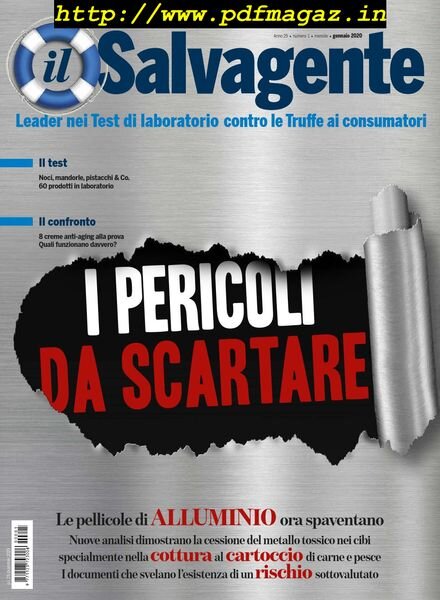 il Salvagente – Gennaio 2020 Cover