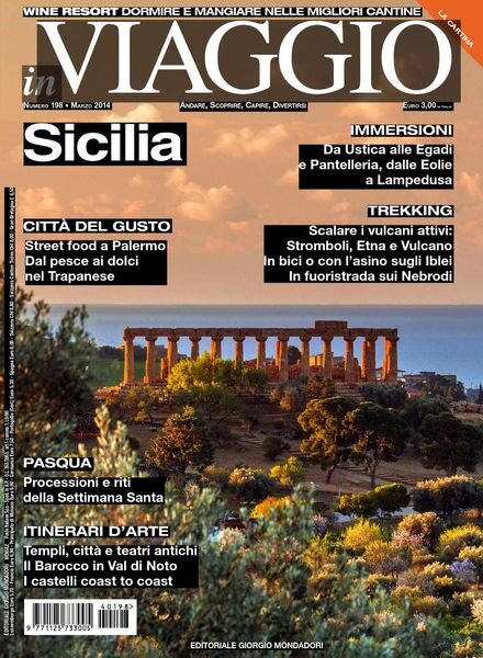 In Viaggio – Marzo 2014 Cover