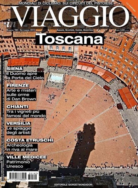 In Viaggio – Settembre 2013 Cover