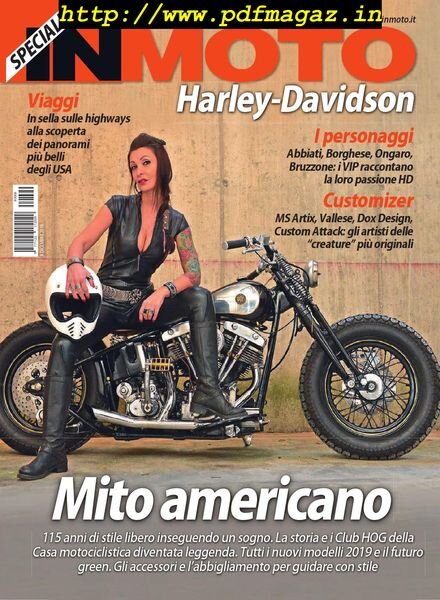 InMoto Speciale – Harley-Davidson – 12 Novembre 2018 Cover