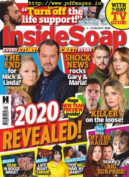 Inside Soap UK – 04 January 2020 Cover