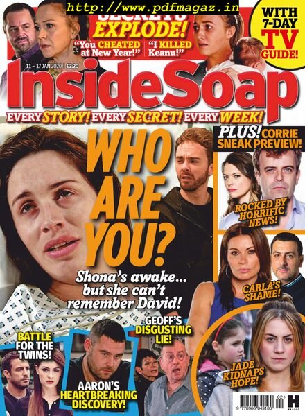 Inside Soap UK – 11 January 2020 Cover