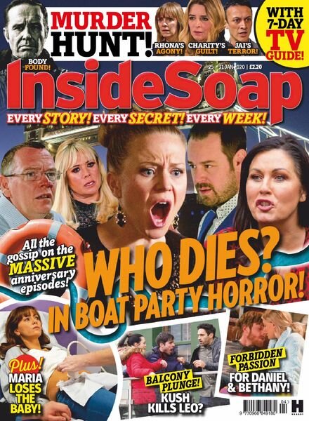 Inside Soap UK – 25 January 2020 Cover