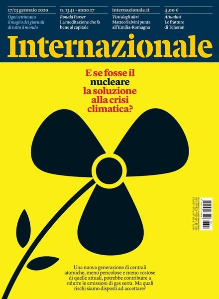Internazionale – 17 Gennaio 2020 Cover