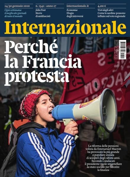 Internazionale – 24 Gennaio 2020 Cover