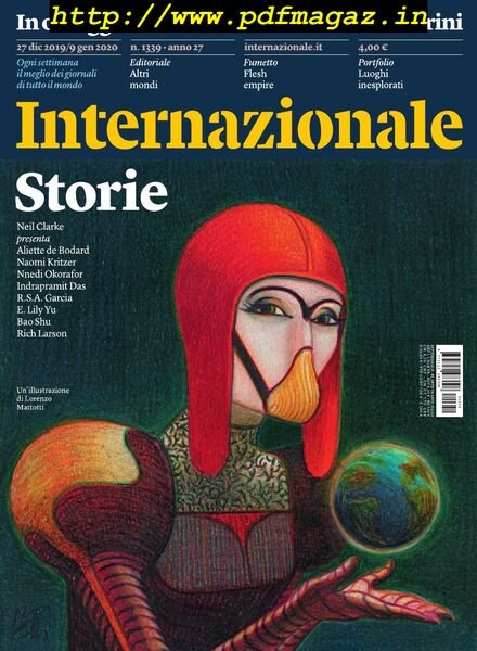 Internazionale – 27 Dicembre 2019 Cover